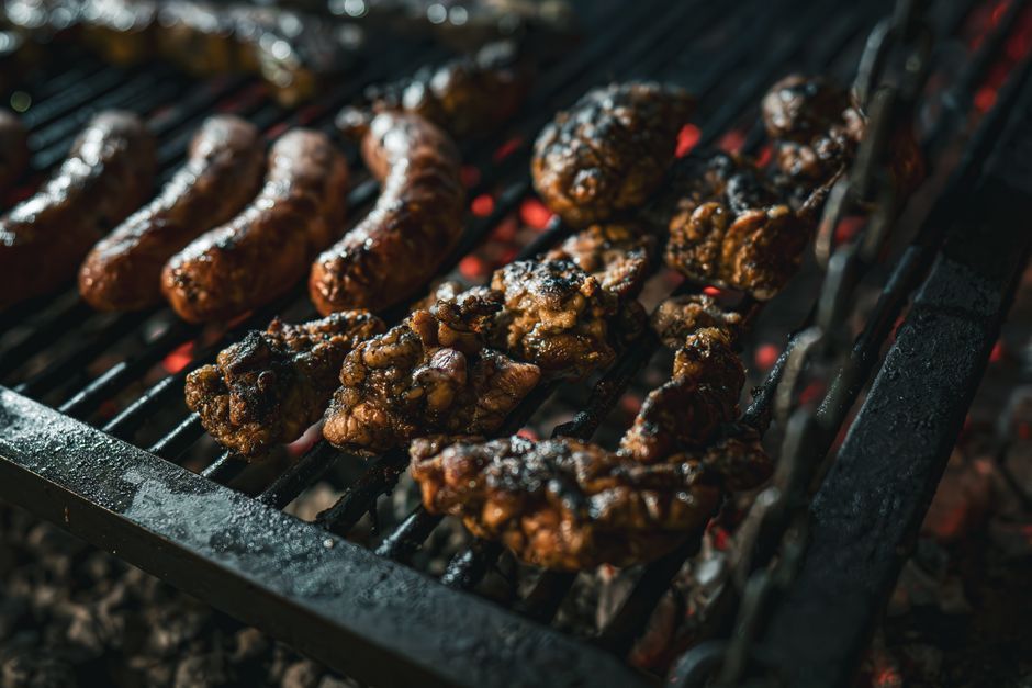 Carne Asada — Grilled, thinly sliced marinated beef.