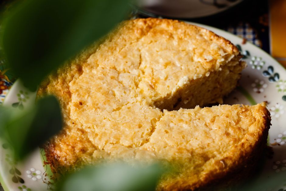 Cornbread — A dense, lightly sweet bread made with cornmeal.