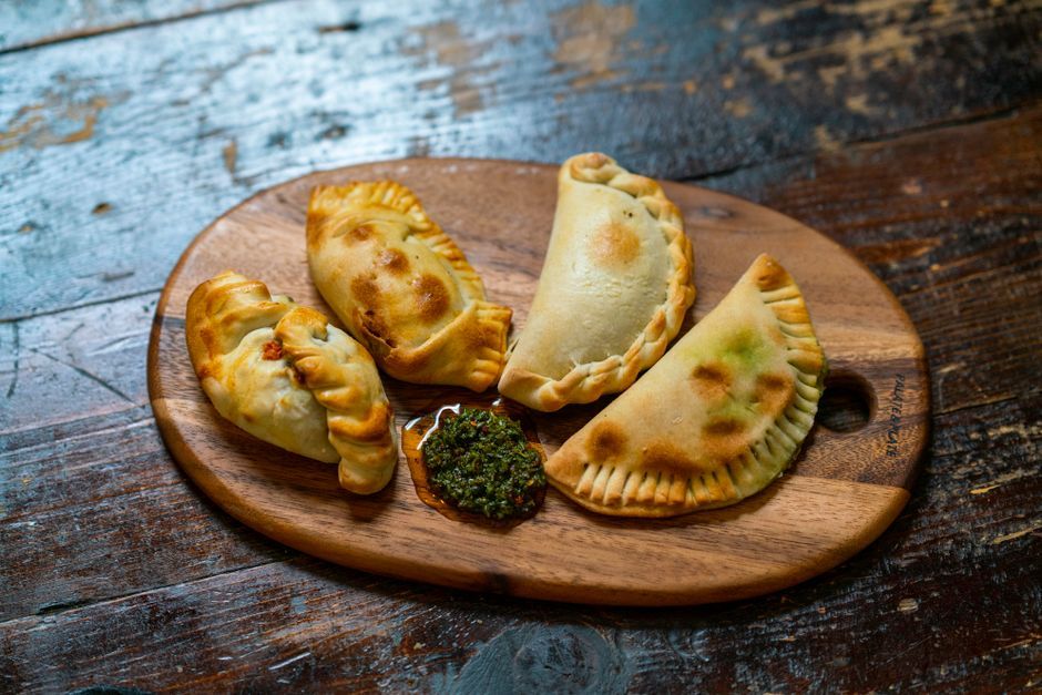 Empanadas — Pastry turnovers filled with meat or cheese, baked or fried.