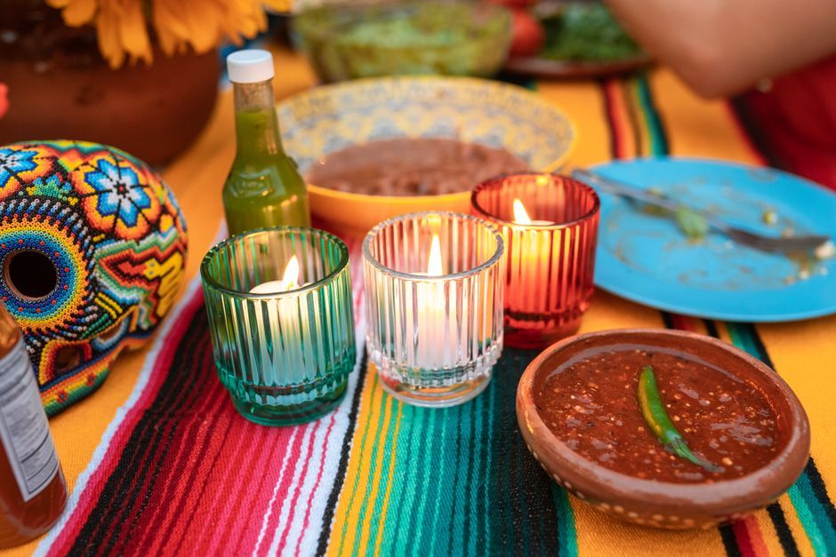Homemade Salsas — Chilli-and-tomato based sauces, mild through hot.