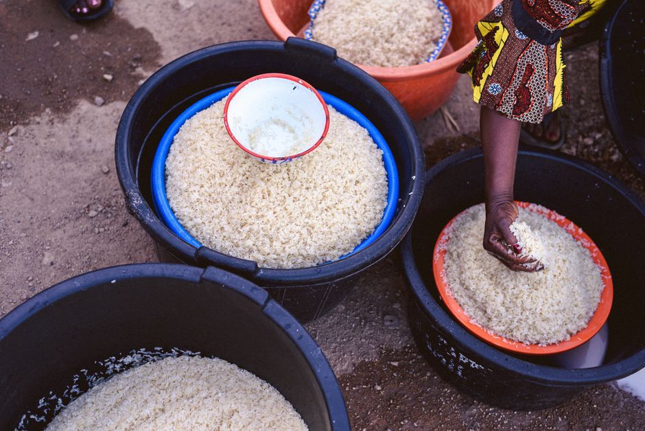 African food, representative of the kind of dishes served