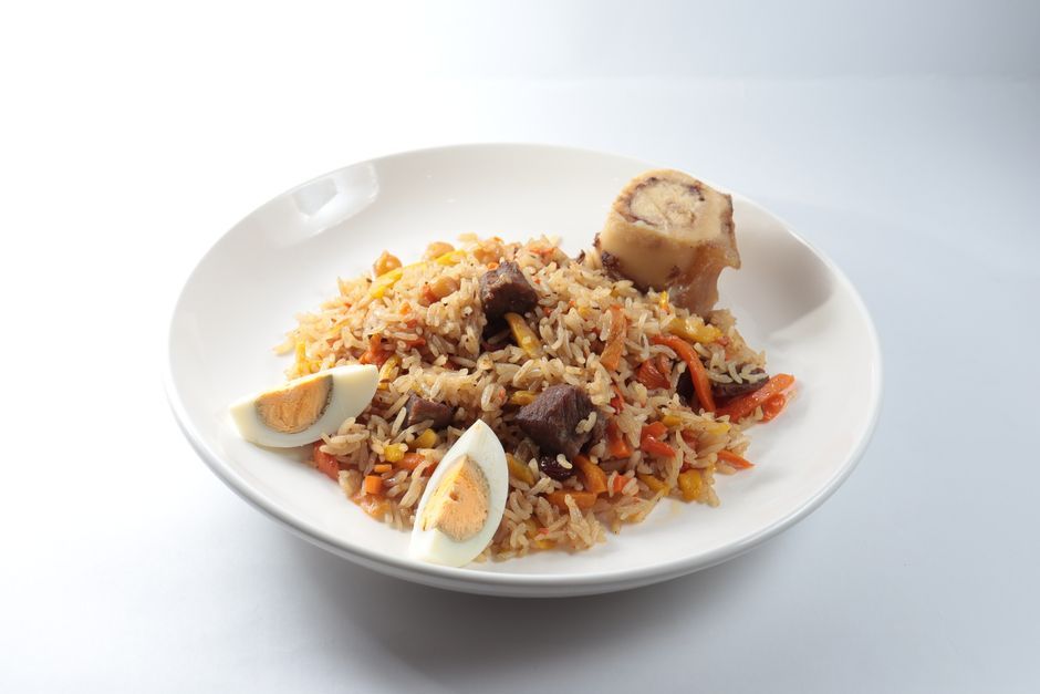 African food, representative of the kind of dishes served
