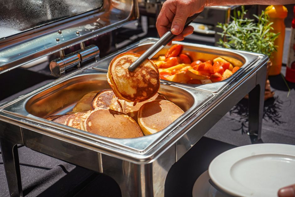 Breakfast food, representative of the kind of dishes served