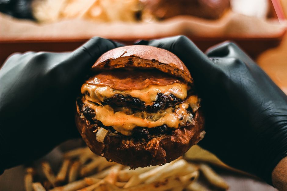 Burger food, representative of the kind of dishes served