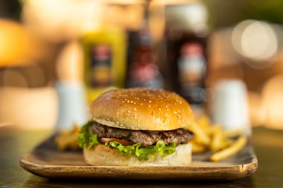 Burger food, representative of the kind of dishes served