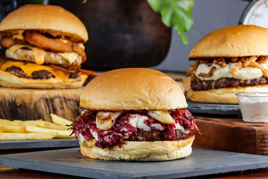Burger food, representative of the kind of dishes served
