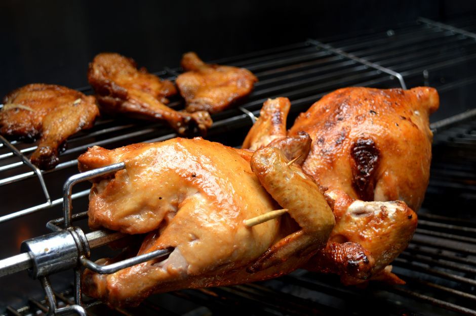 Chicken food, representative of the kind of dishes served