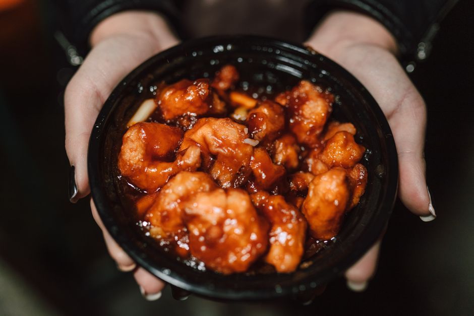 Chinese food, representative of the kind of dishes served