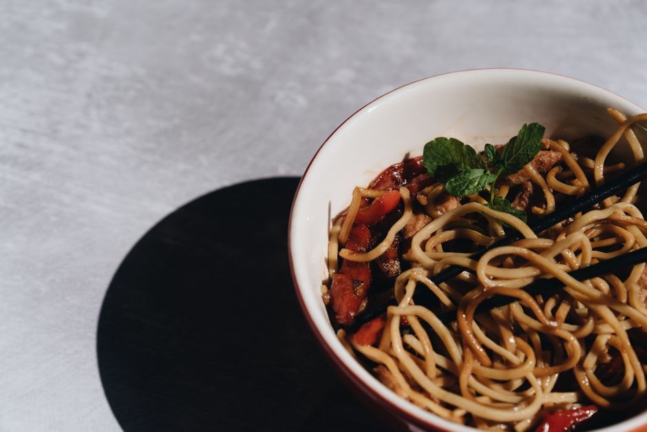 Chinese food, representative of the kind of dishes served