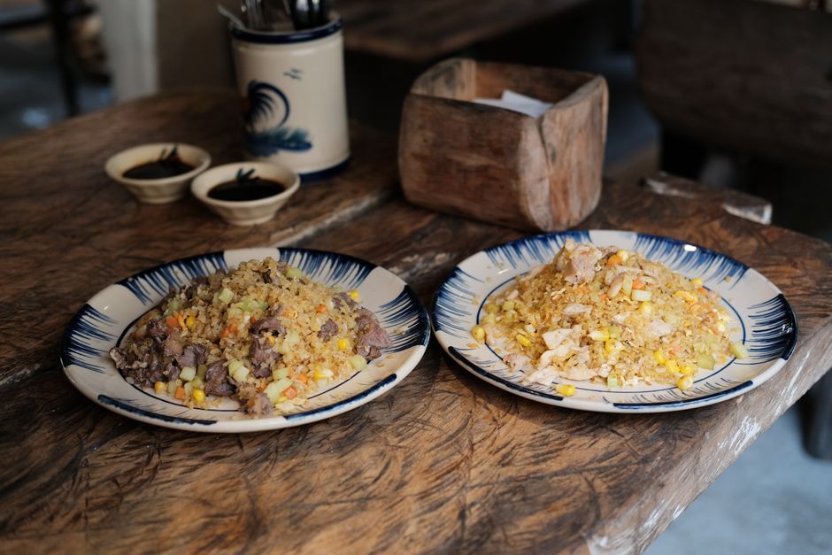 Chinese food, representative of the kind of dishes served
