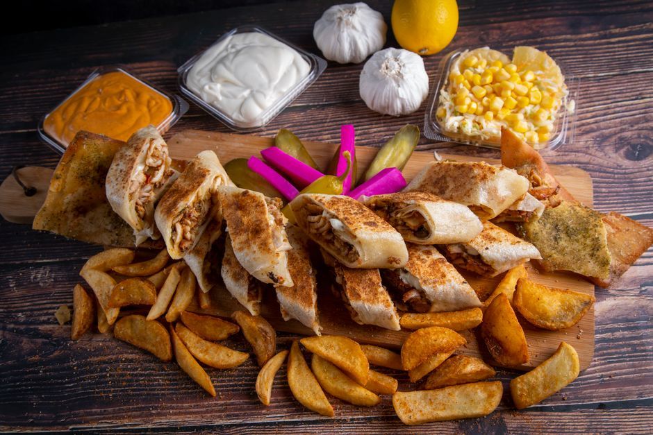 Halal food, representative of the kind of dishes served