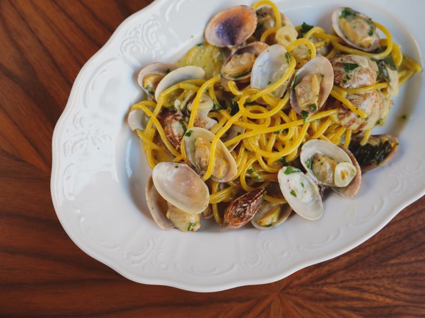 Italian food, representative of the kind of dishes served