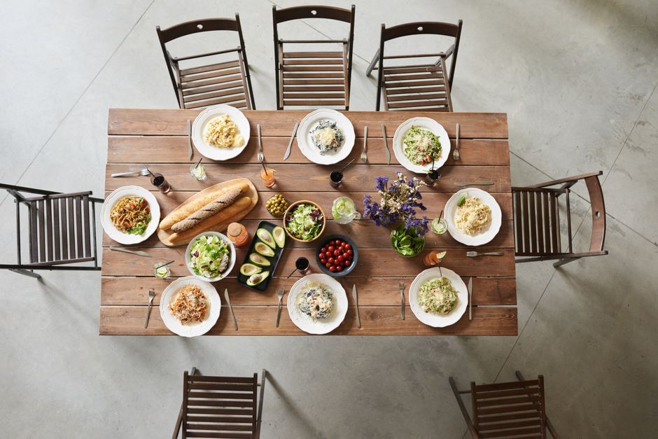Italian food, representative of the kind of dishes served