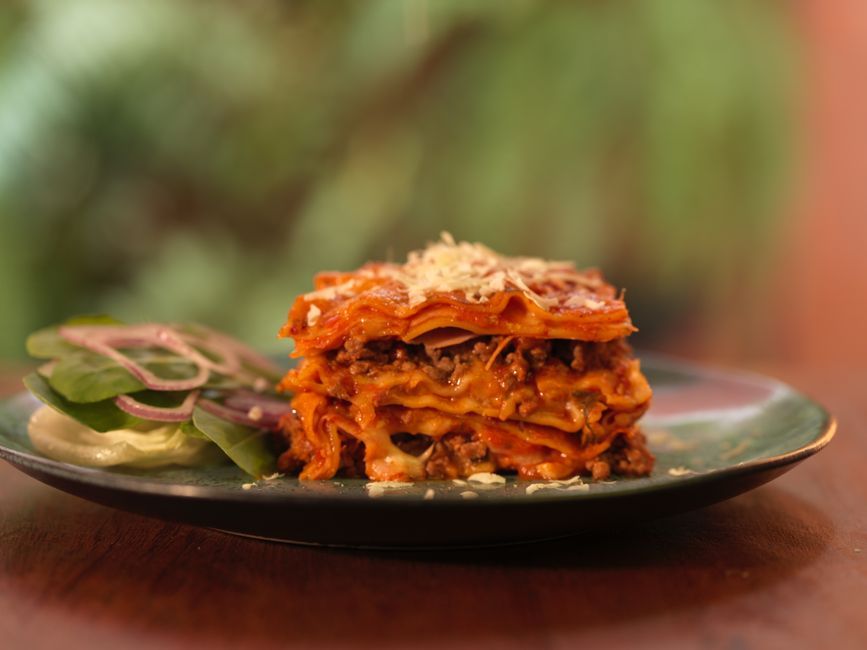 Italian food, representative of the kind of dishes served