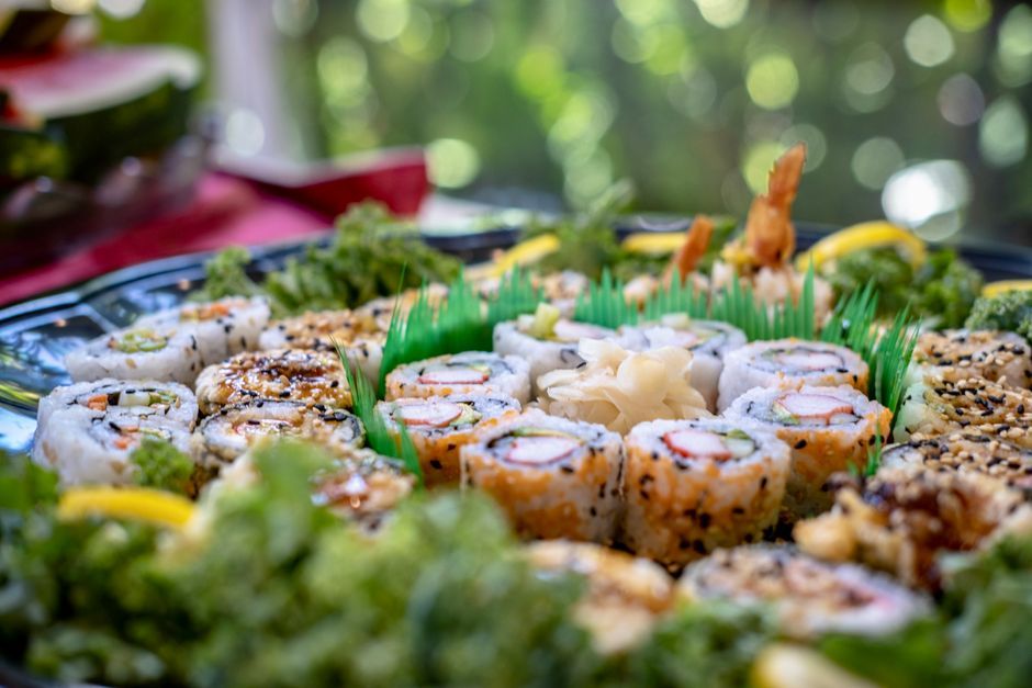 Japanese food, representative of the kind of dishes served