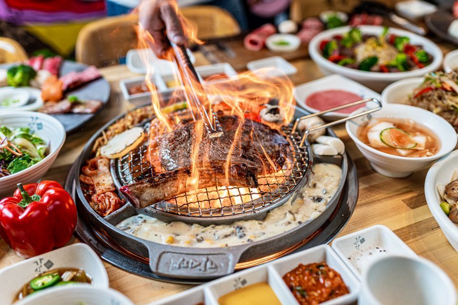 Korean food, representative of the kind of dishes served