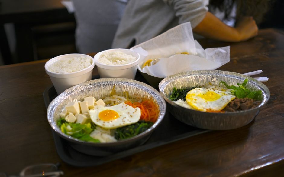 Korean food, representative of the kind of dishes served