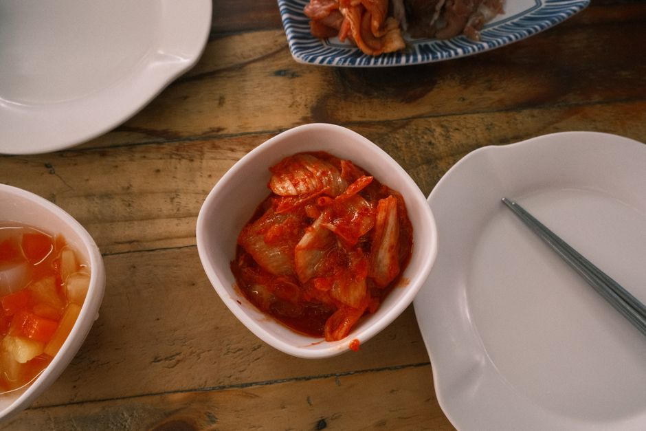 Korean food, representative of the kind of dishes served