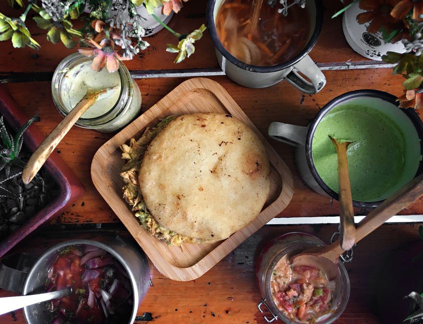 Latin food, representative of the kind of dishes served