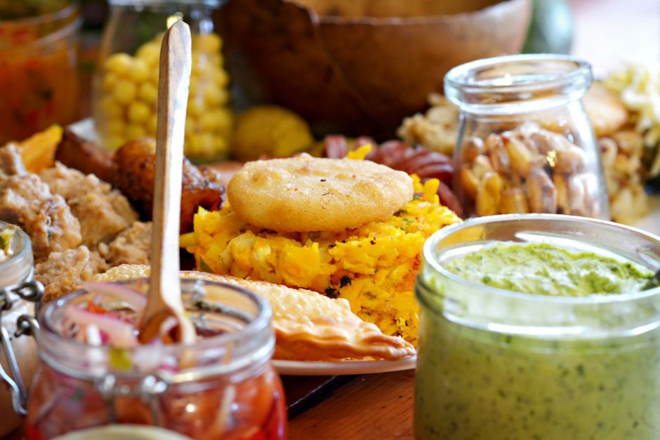 Latin food, representative of the kind of dishes served