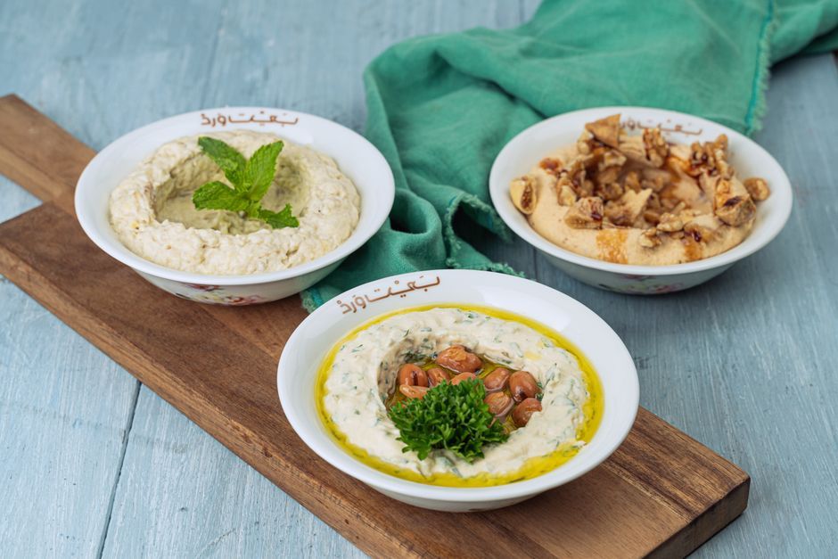 Mediterranean food, representative of the kind of dishes served