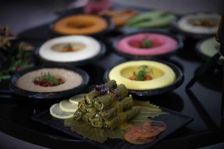 Mediterranean food, representative of the kind of dishes served