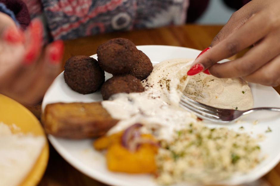 Mediterranean food, representative of the kind of dishes served