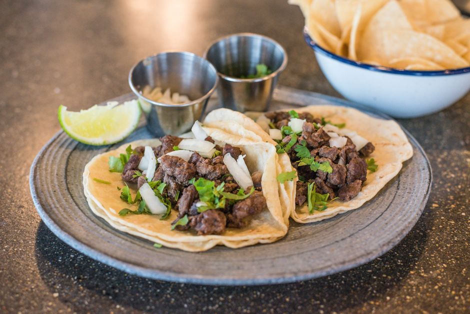 Mexican food, representative of the kind of dishes served