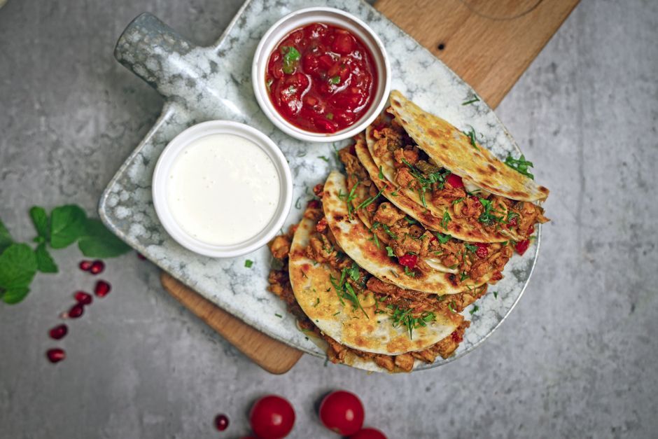 Mexican food, representative of the kind of dishes served