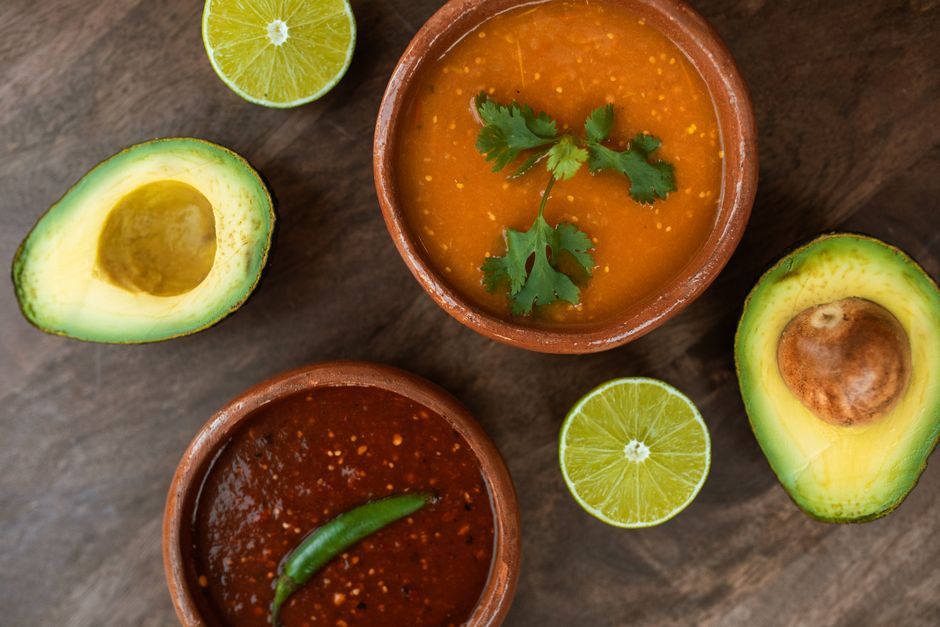Mexican food, representative of the kind of dishes served