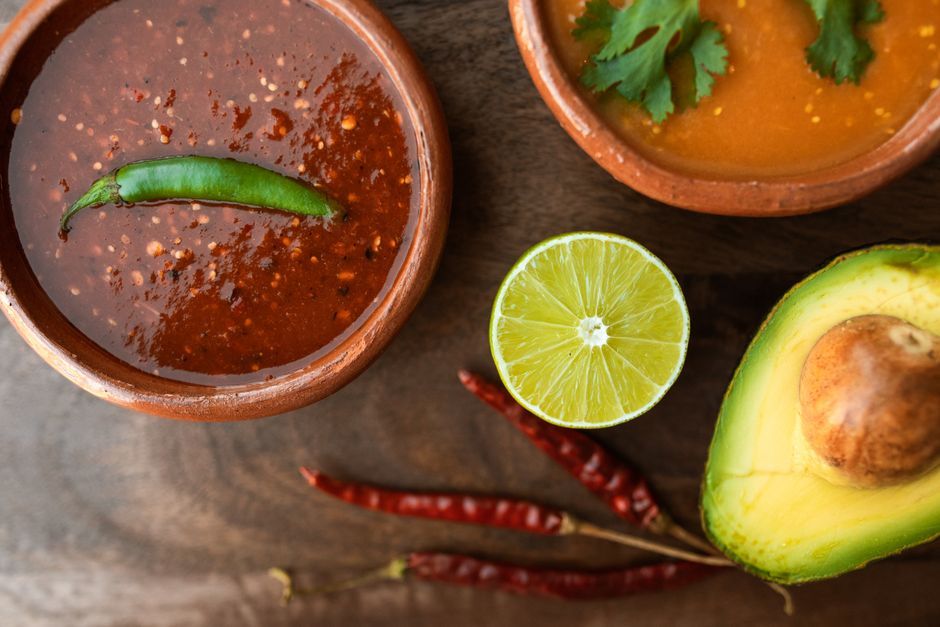Mexican food, representative of the kind of dishes served
