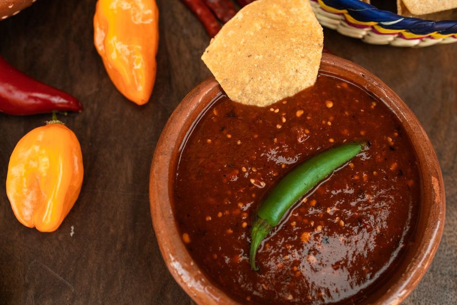 Mexican food, representative of the kind of dishes served