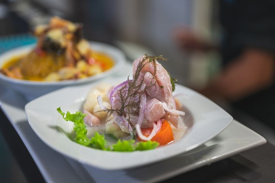 Peruvian food, representative of the kind of dishes served