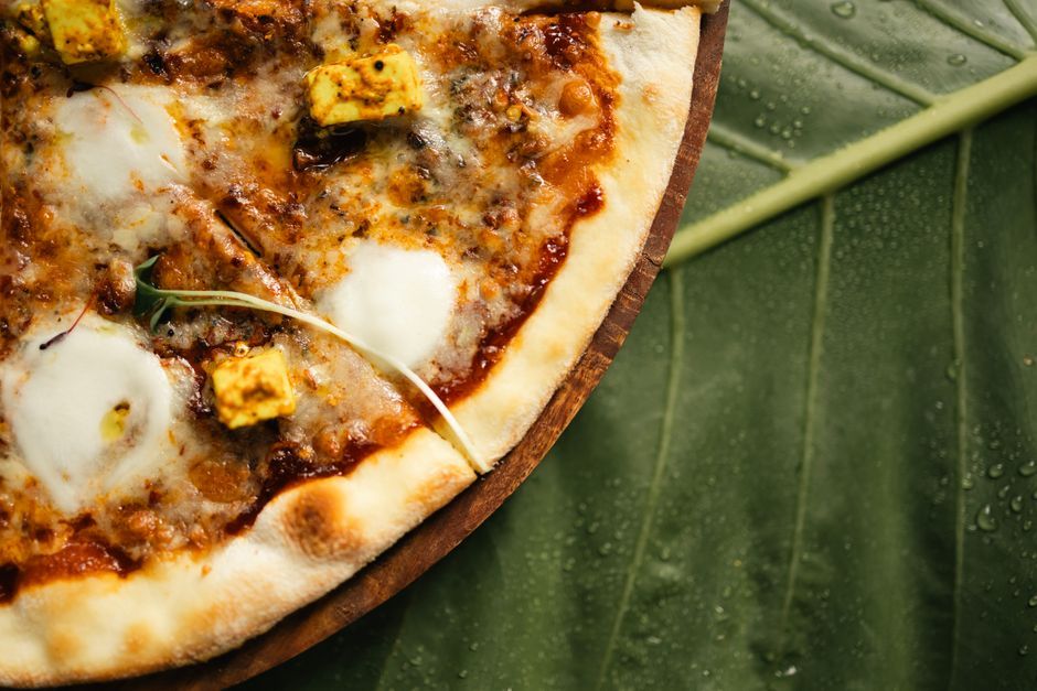 Pizza food, representative of the kind of dishes served