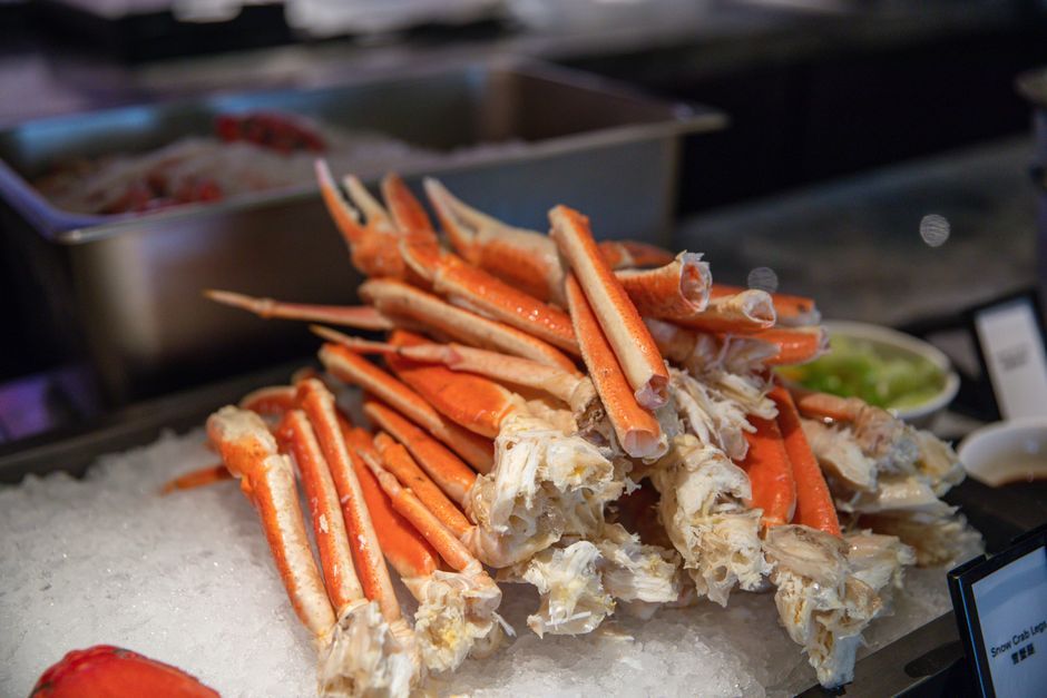Seafood food, representative of the kind of dishes served
