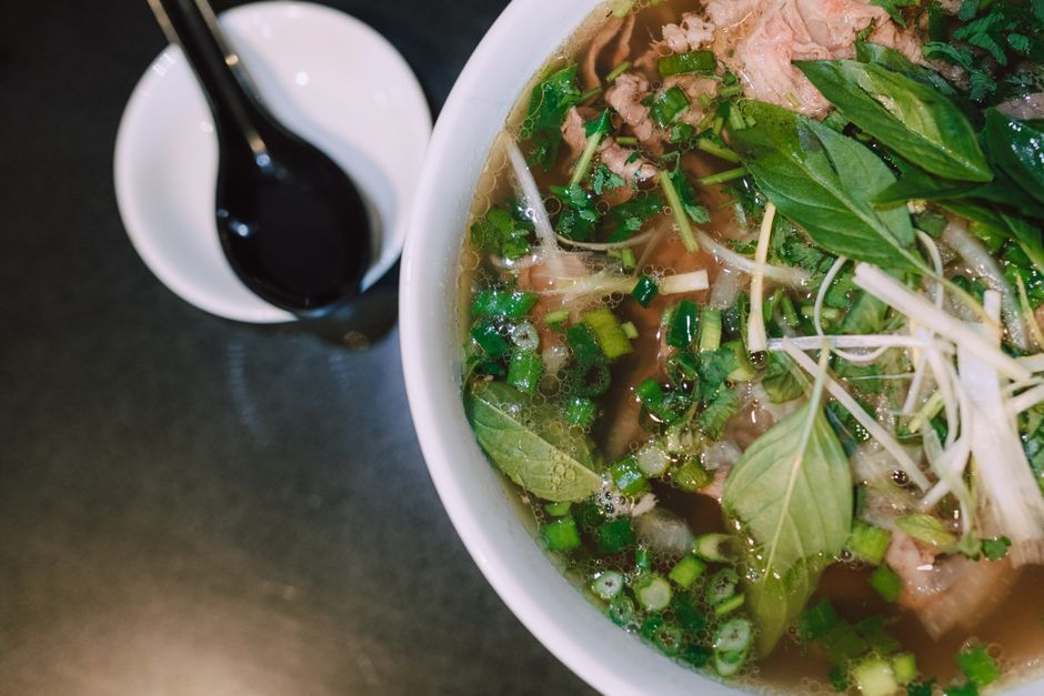 Vietnamese food, representative of the kind of dishes served